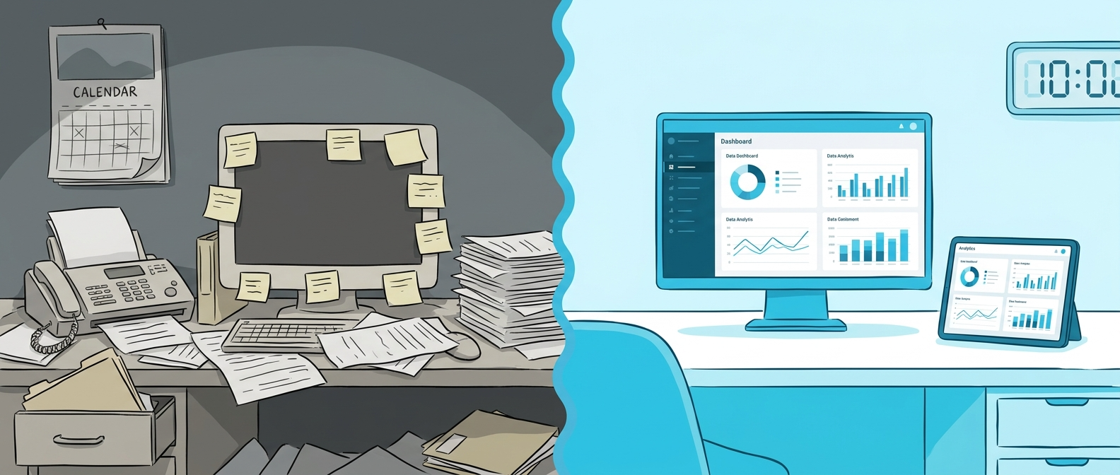 業務改善のビフォーアフター